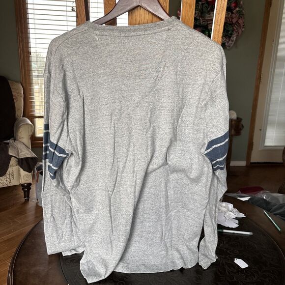 MEN'S ORIGINAL PENGUIN BY Munsingwear - XXL -- GRAY - Henley Vintage - Picture 5 of 6